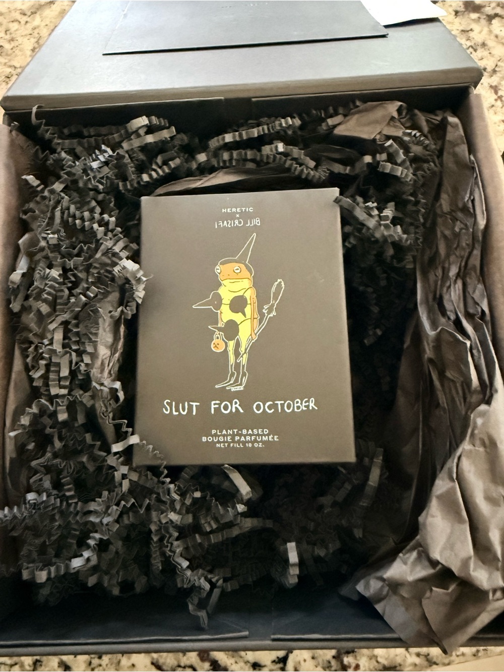 Heretic Sl*t for October Scented Candle
